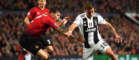 Juventus câştigă la Manchester, cu United, în Liga Campionilor